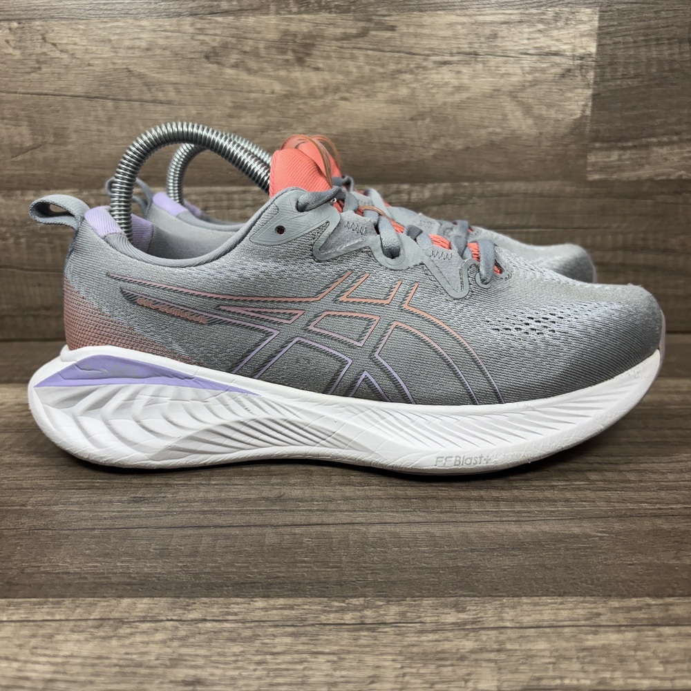 Asics Gel-Cumulus 25 Gray Womens US Size 8 EUR 39.5 1012B441 Running Shoes